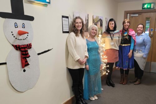 Winter party 2024 Louise Sally Sarah Suzie Leonie