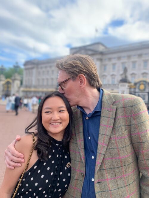 Peter with his daughter, 2024