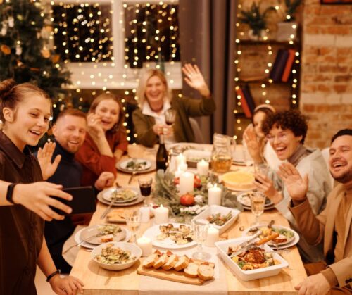 Family Christmas dinner